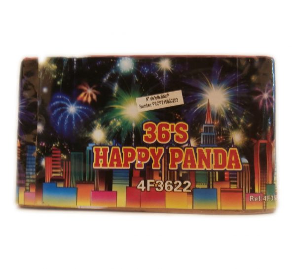 Bateria Fogo Artificio Happy Panda 36