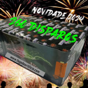 Bateria Fogo De Artifício Profissional 260 Disparos Trovoada F3