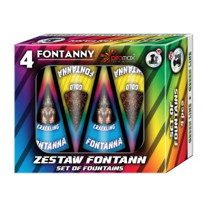 Cones Repuxos de 2 metros com Multi Efeitos + Sparkling (4 uni.)