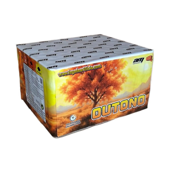 bateria pirotecnia outono efeitos sakura