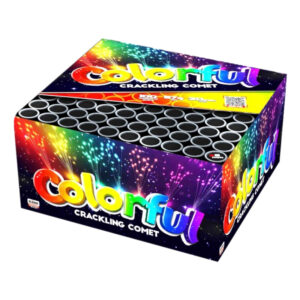 Bateria Fogo de Artificio 100 Colorful + Crackling Comet