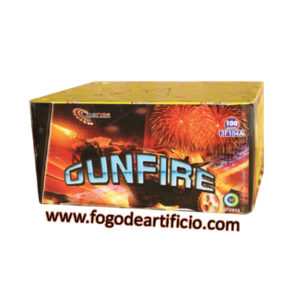 Bateria Fogo de Artifício 100 Disparos Gunfire
