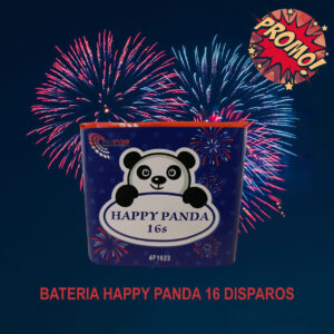 Bateria Fogo De Artifício 16 Disparos Happy Panda