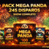 pack baterias fogo de artifício Mega Panda 245 disparos