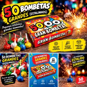 Caixa com 50 Estalinhos de Impacto