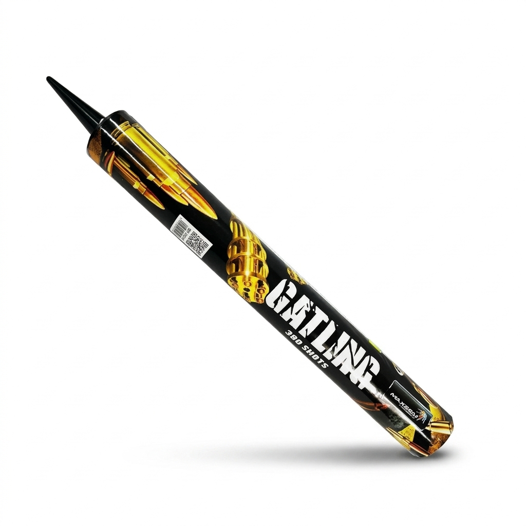 Candela de Mão – Super Gatling 380 Disparos Multicor